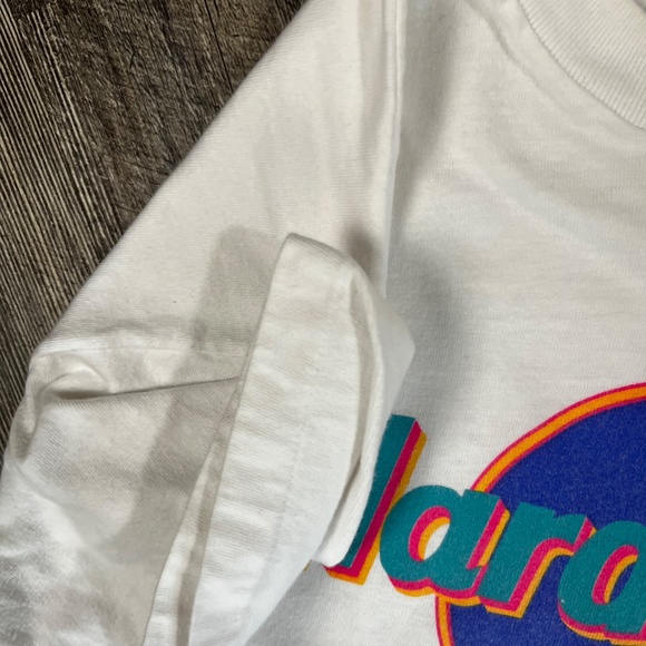 Vintage Hard Rock Cafe Shirt Size Medium Honolulu 1980s White 90s Destination - Picture 5 of 5